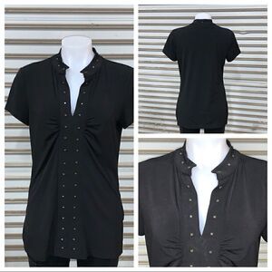 🛍️Dana Buchman black top size Small